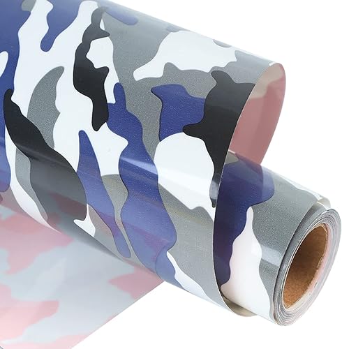 Miniatura 49 de guangyintong - Vinilo de transferencia térmica de PU para camisetas 12 pulgadas X 8 pies, rollo elástico brillante (oro rosa B4)