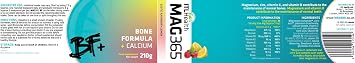 MAG365 BF Plus Calcium | ITL Health | Ionic Magnesium Citrate with Calcium, D3, K2, C, B6, Boron, Zinc & Potassium | Bone & Heart Health, Immunity & Hormone Balance | Exotic Raspberry Lemon (210g)
