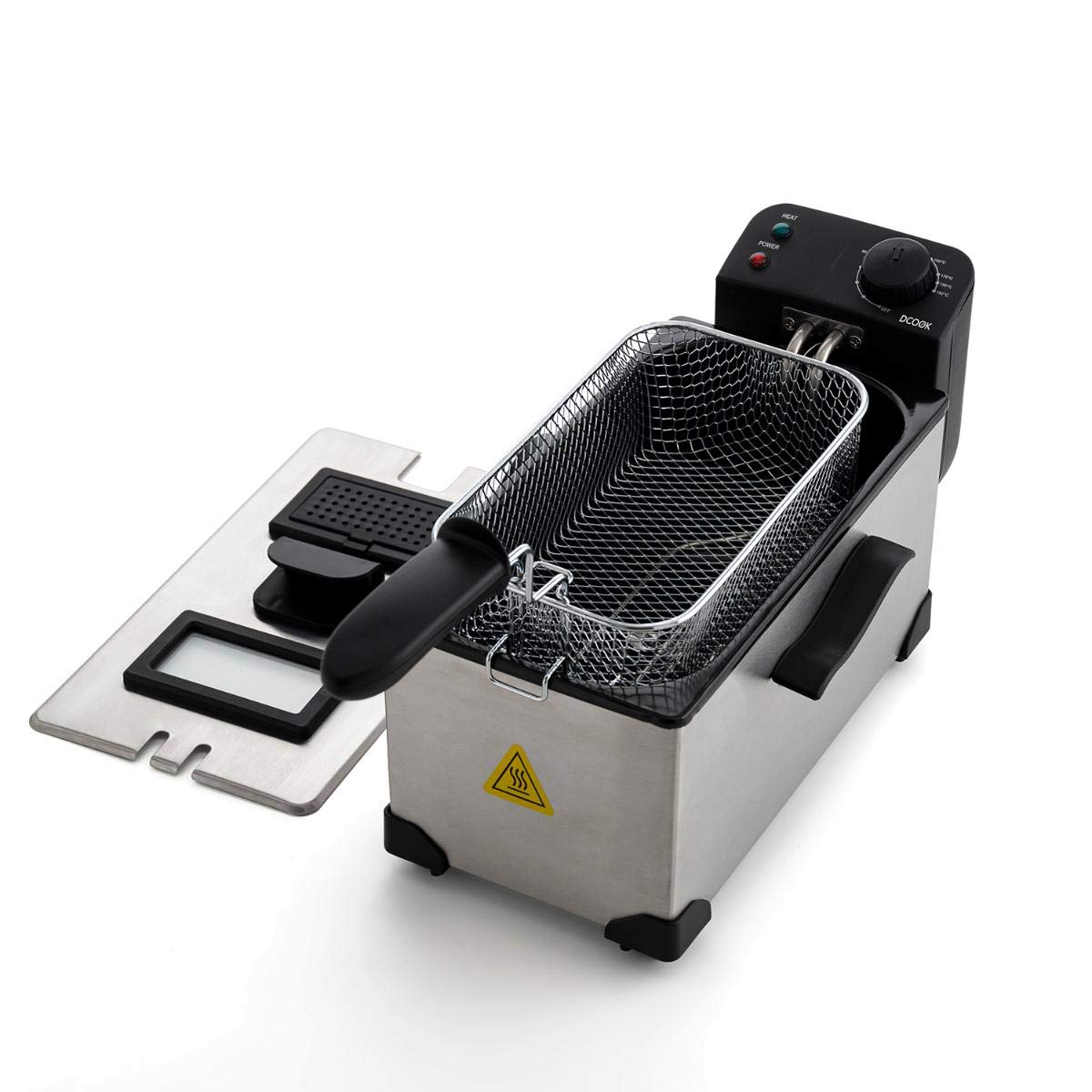 DCOOK 3L OIL FRYER, Black, Standard