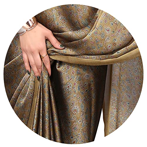 Image of MIRCHI FASHION Saree for Woman Chiffon Georgette Floral Printed | Breathable Lightweight Sari for Office Use and Farewell Ceremonies with Blouse Piece