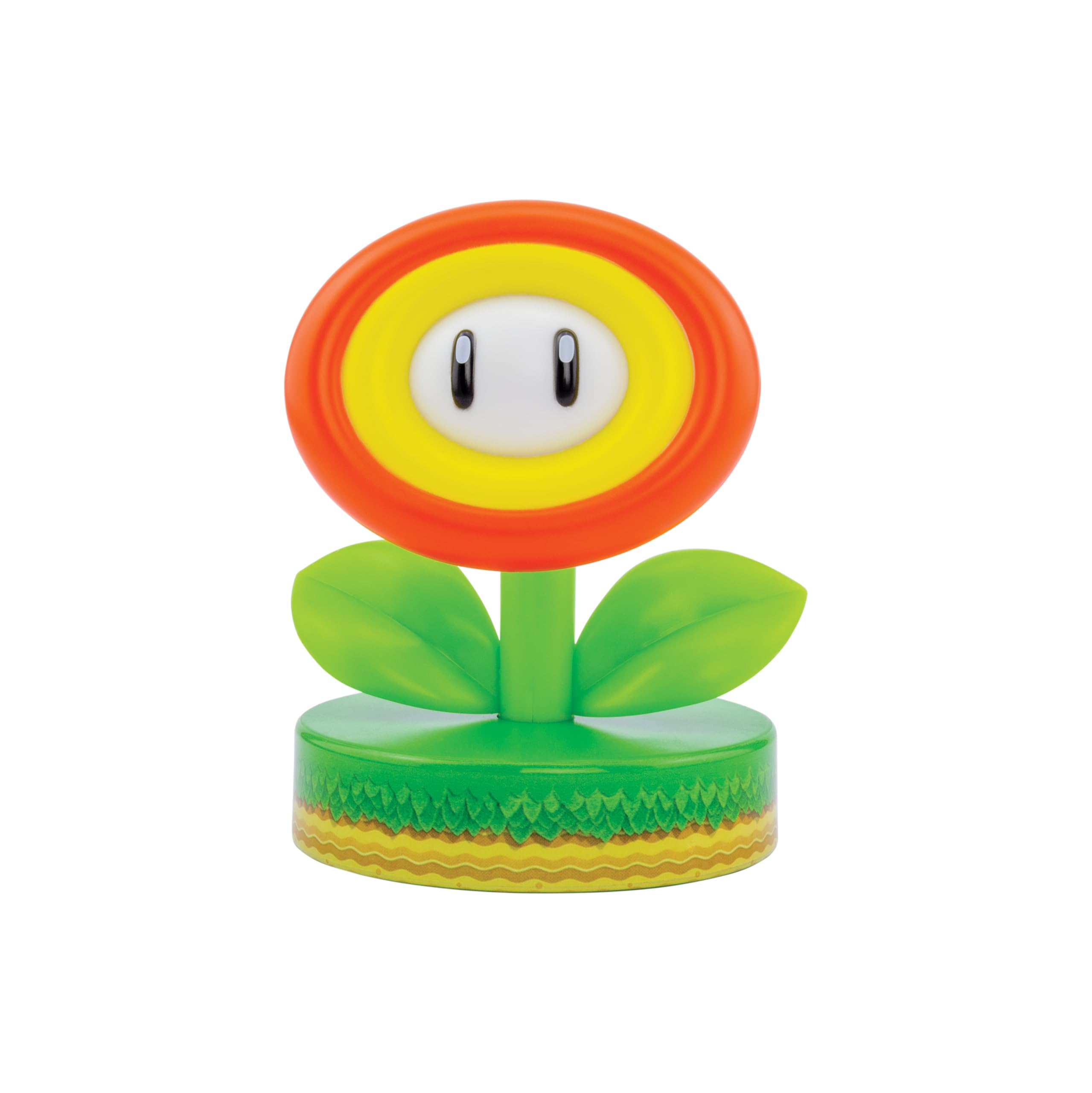 Paladone Multicolor Super Mario Icons Fire Flower Light – 10Cm Led Character Light, Battery Powered, Official Nintendo Merchandise