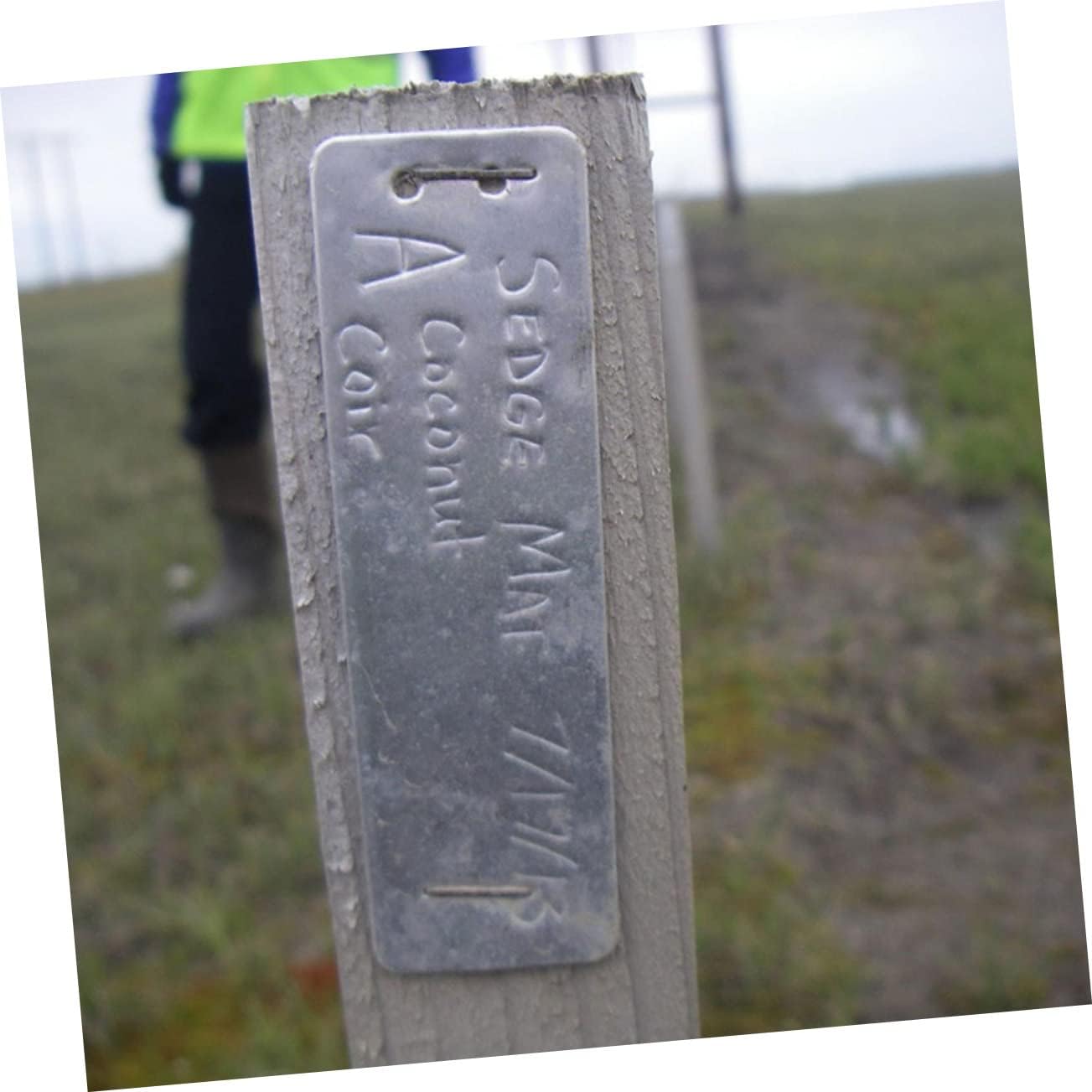 100sets Metal Plant Labels Plant Tags for Garden Identification for Indoor and Outdoor Use Easy to Write Weatherproof Markers