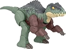 Mattel Jurassic World Fierce Changers 2-in-1 Dinosaur Action Figure, Massive Stretch Toy Transforms from Nasutoceratops to Giganotosaurus in 16 Steps