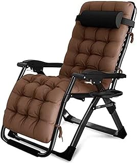 HZH Espreguiçadeira reclinável dobrável, cadeira reclinável, espreguiçadeiras de gravidade zero, espreguiçadeira dobrável, pátio externo ajustável com jardim (A)