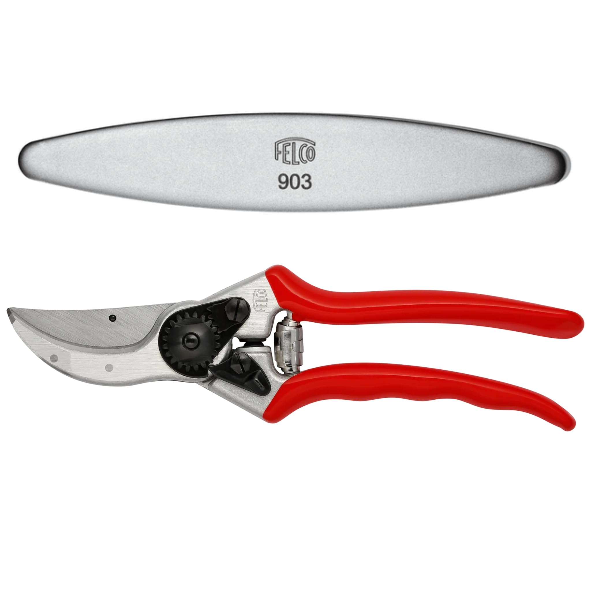 FELCO N.2, Forbici per Potatura, Rosso, & 154261 Nr.903 - Affilatore