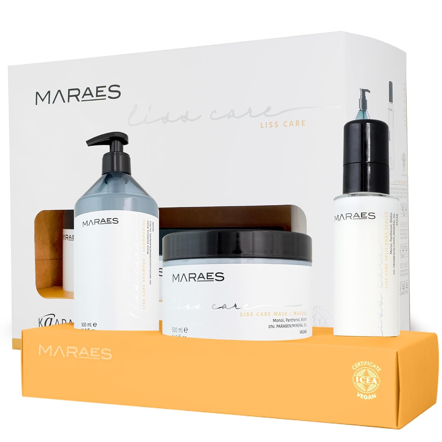 Liss Care Gift Box - Shampoo, Mask, Split Ends Sealer