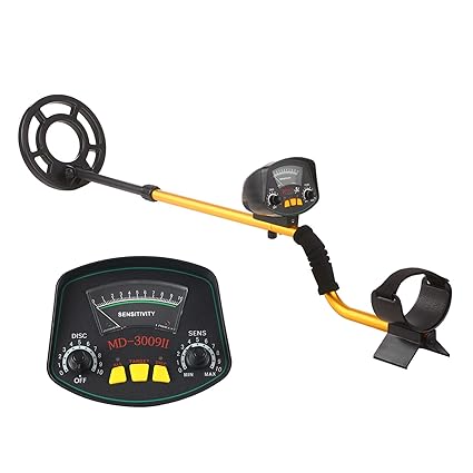 Adjustable Sensitivity Underground Metal Detector Ground Nugget Detector Gold Digger Treasure Hunter Metal Seeker Treasures Seeking Tool MD3009II