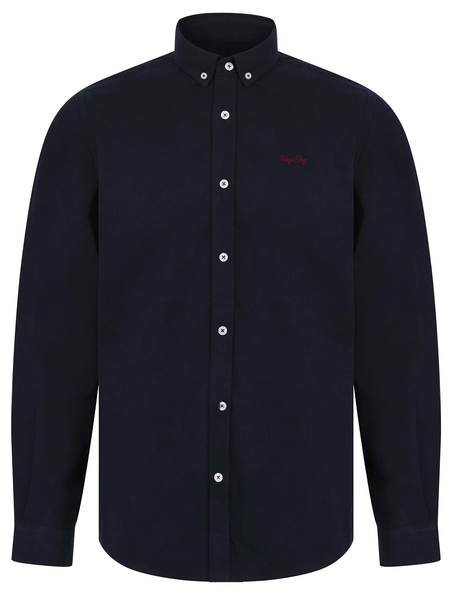 Tokyo Laundry Men's Cotton Twill Button Down Collar Long Sleeve Casual Shirt