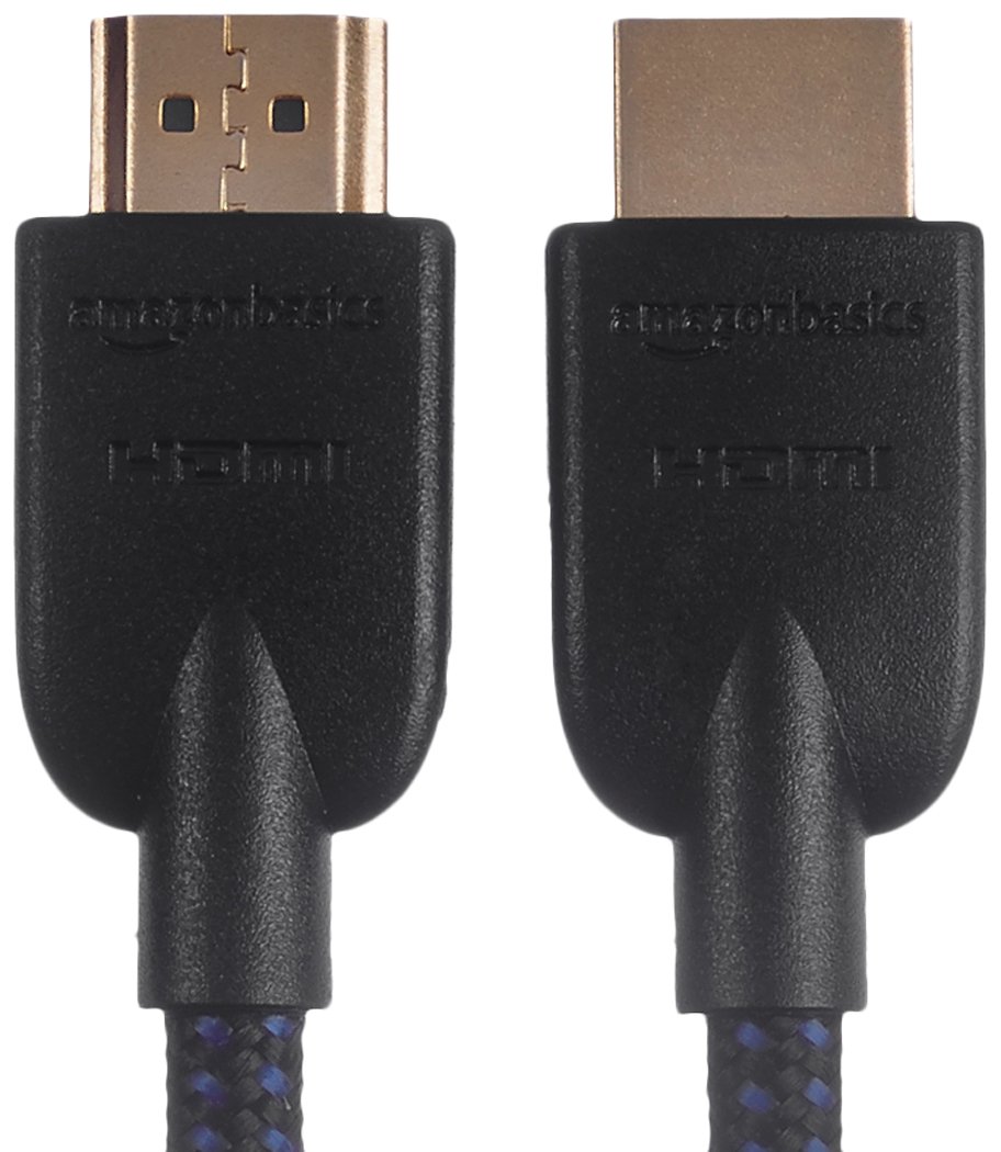 Sony DVP-SR760H Lecteur de DVD/Lecteur de CD (HDMI, Conversion ascendante 1080p, USB-Eingang, Lecture Xvid, Dolby Digital) noir & Amazon Basics Câble HDMI tressé 1,8 m