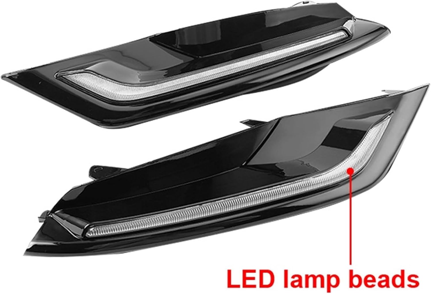 Compatible For Mazda 3 BP 2019 2020 2021 2022 Accessories Led Daytime Running Light Fog Lights With Turn Signal Car Exterior Modification(Two colors)
