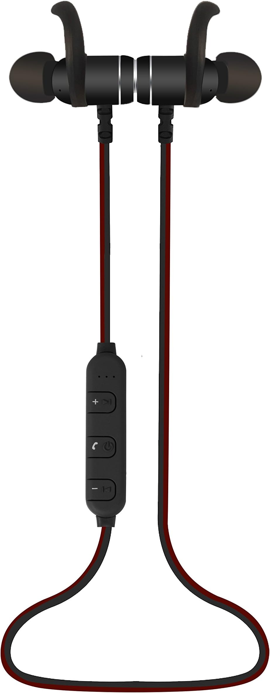Emerson Wireless In-Ear Sweat Proof Bluetooth Earbuds Headphones with Universal Mic and Remote and Magnetic attraction ER106002