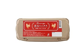 にたまご Amazon | [冷蔵] 赤玉ミックスたまご MS-LLサイズ10個 特許取得