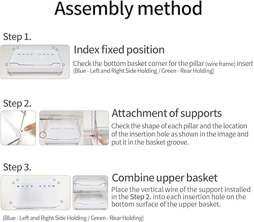 Miniatura 8 de Estante de secado de platos para fregadero, soporte para platos de dos niveles con escurridor de platos de alto grosor, soporte para tazas, cuchara