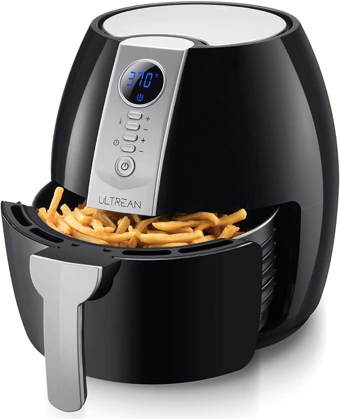 Ultrean Friteuse Sans Huile, Air Fryer 4L 1500W, Friteuses à Air
