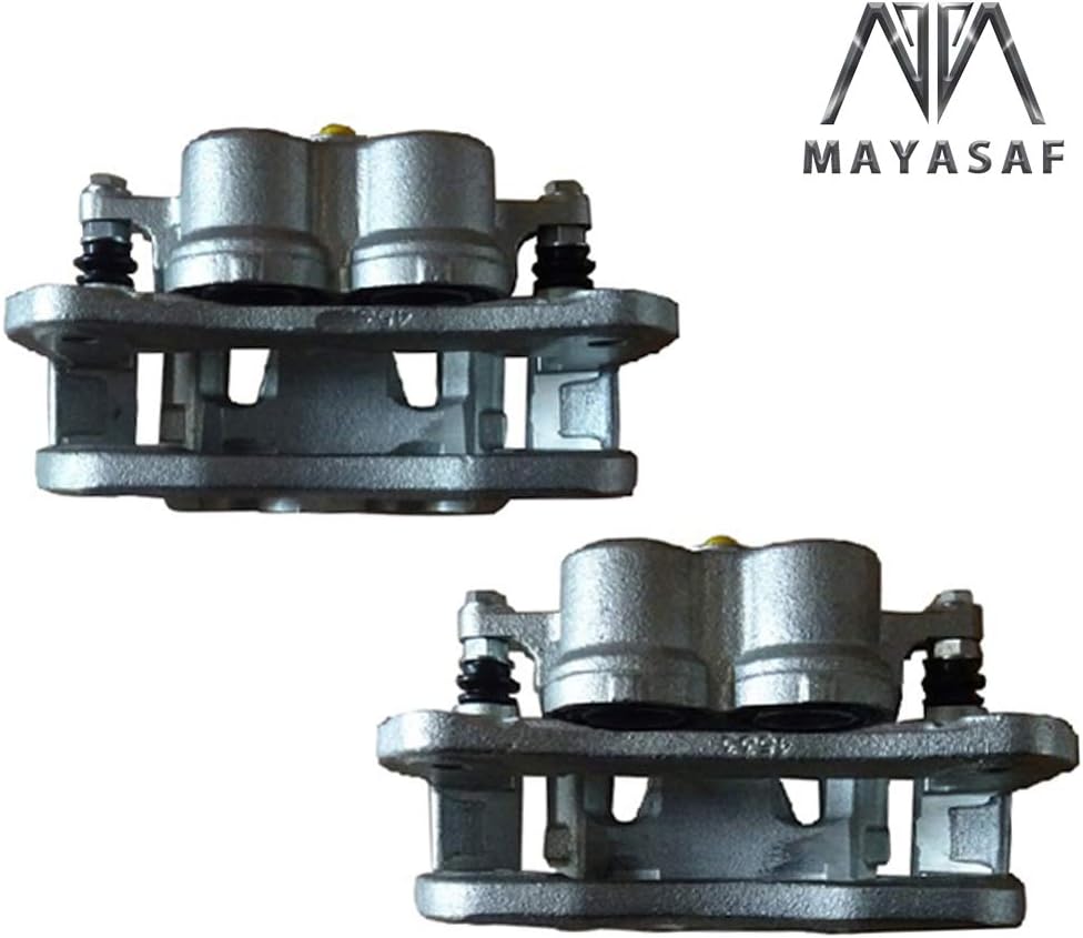 MAYASAF 19B3352+19B3353 Front Disc Brake Caliper Left+Right Caliper w/o Pads for LEXUS 2010-2015 RX350/RX450h, for TOYOTA 2008-2013 Highlander