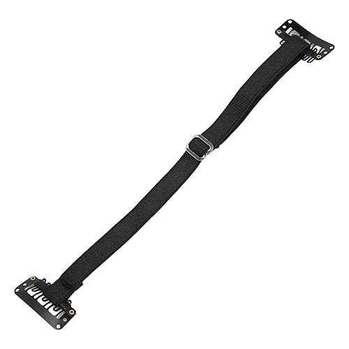 Miniatura 7 de 4 bandas de estiramiento facial con clips, banda facial instantánea elástica ajustable, correa de elevación invisible para estiramiento facial,