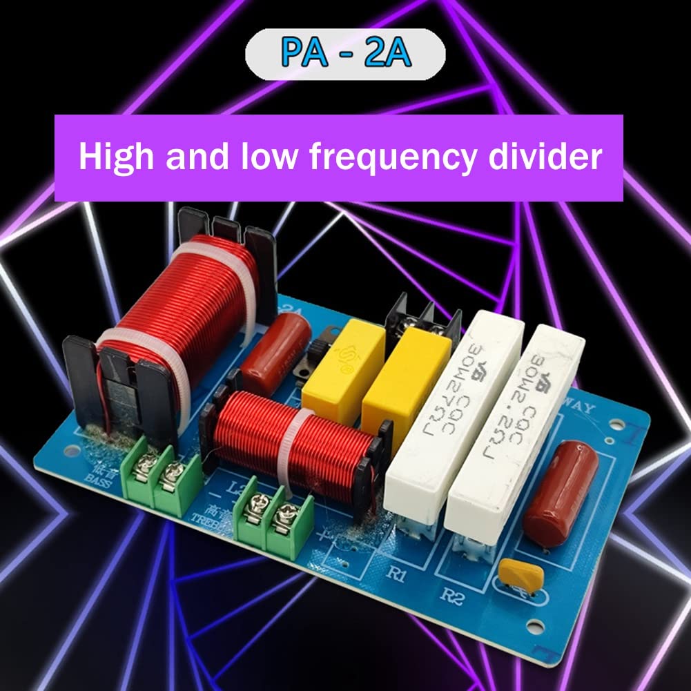 PA-2A 450W 2 Way Audio Speaker Divider Hi-Fi Crossover KTV Stage Crossover per Altoparlanti Professionali