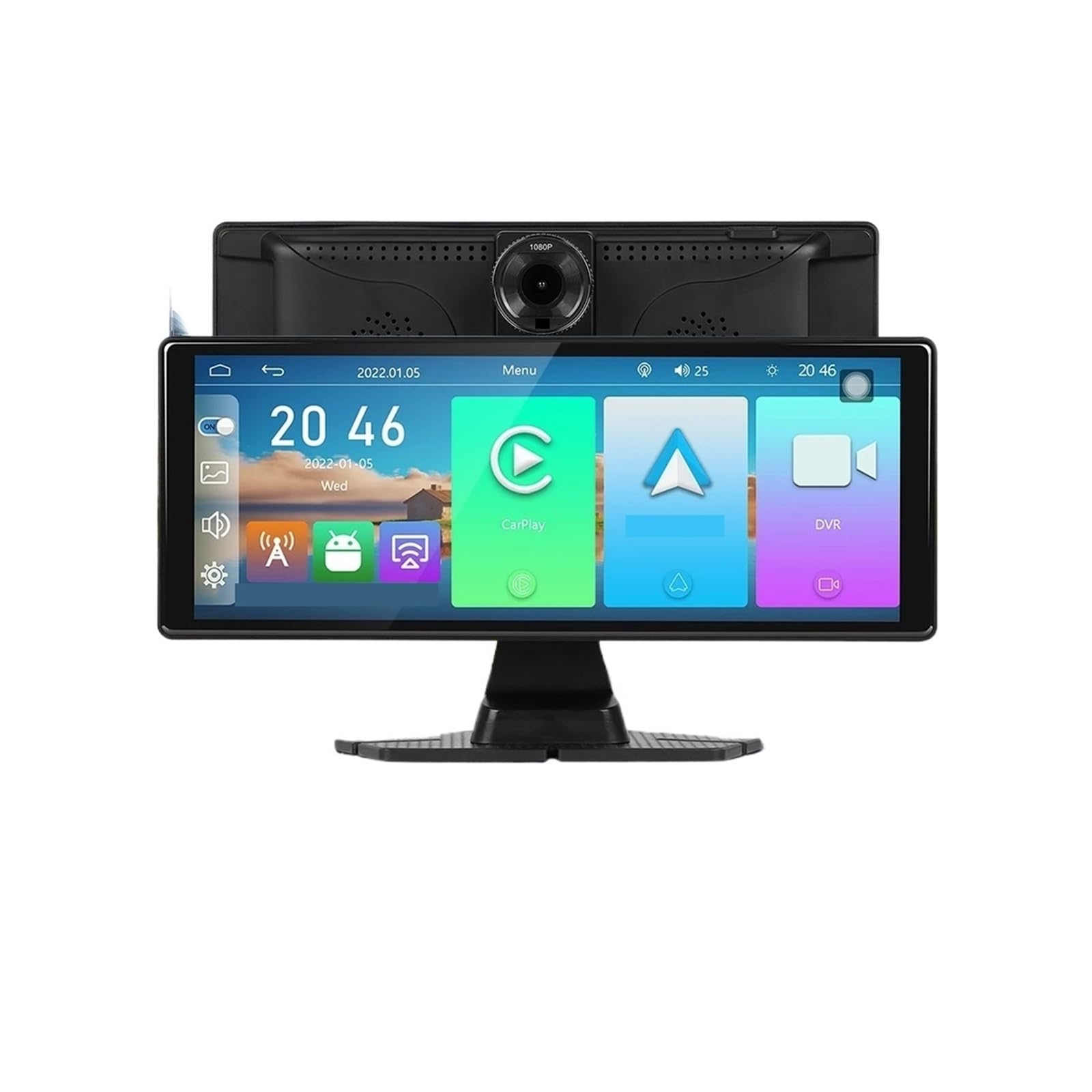 Amazon.co.jp: 10.26インチ ダッシュカム フロントカメラ付き