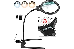 NZQXJXZ Magnifying Glass with Light and Stand