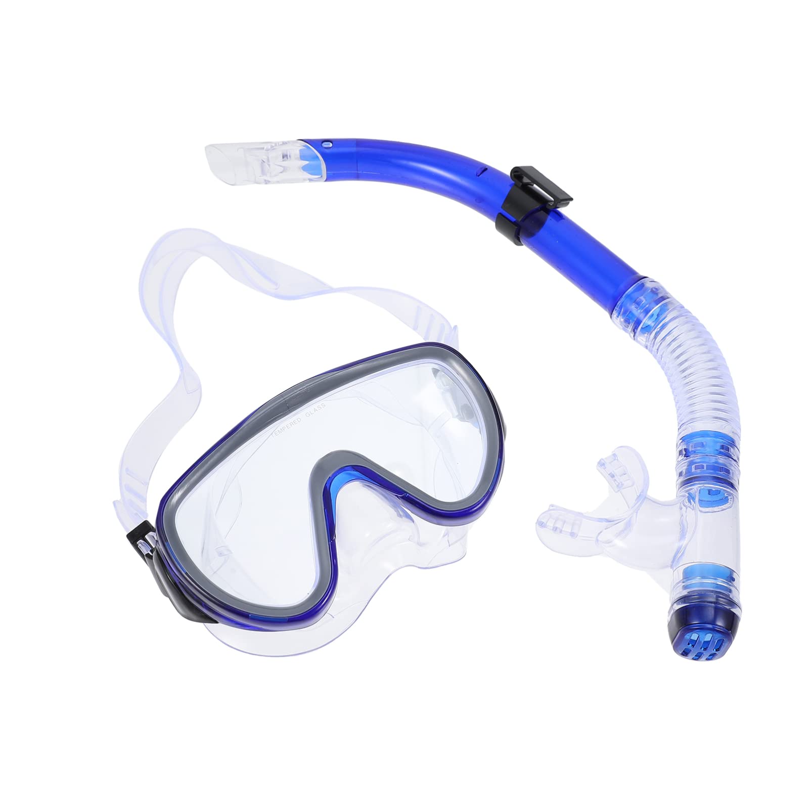 NAMOARLY Snorkeling Pack Adult Diving Mask Snorkel Dry Mask for Comfortable Watertight Seal