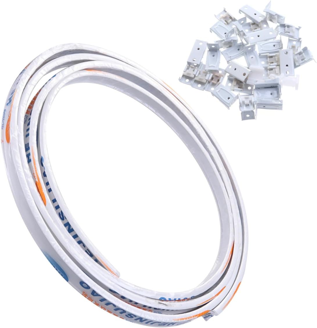 Ceiling Mounted Curtain Track Set Plastic for Windows Rooms Flexible Bendable Straight or Bay Window Easy Install