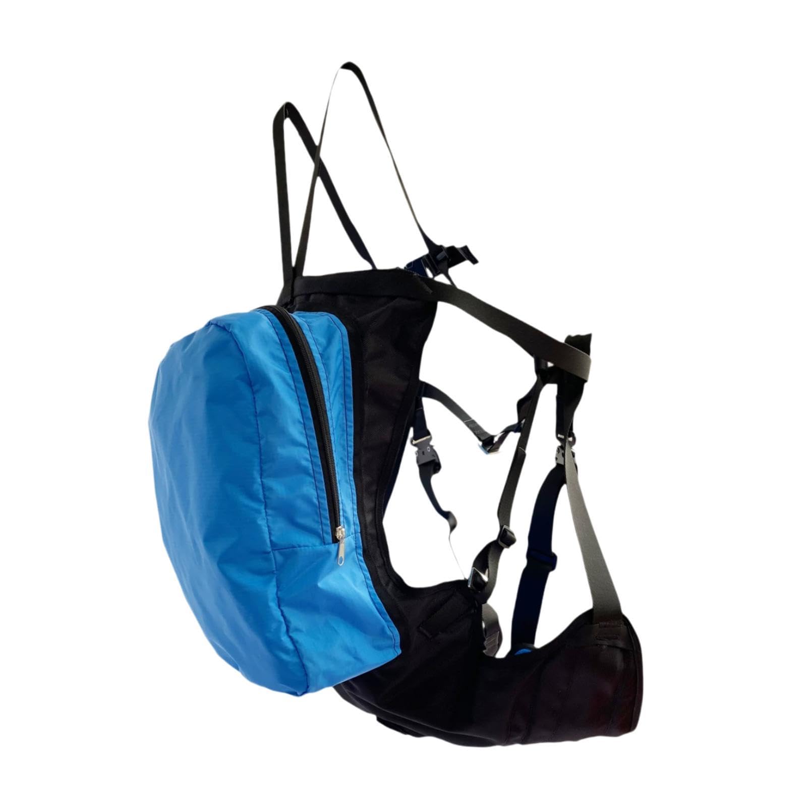 Arnés de Entrenamiento para Parapente, Ajustable, Soporte Portátil para Piernas, Asiento Doble, Respaldo Cómodo, Material Ergonómico (tela, Metal), Ad