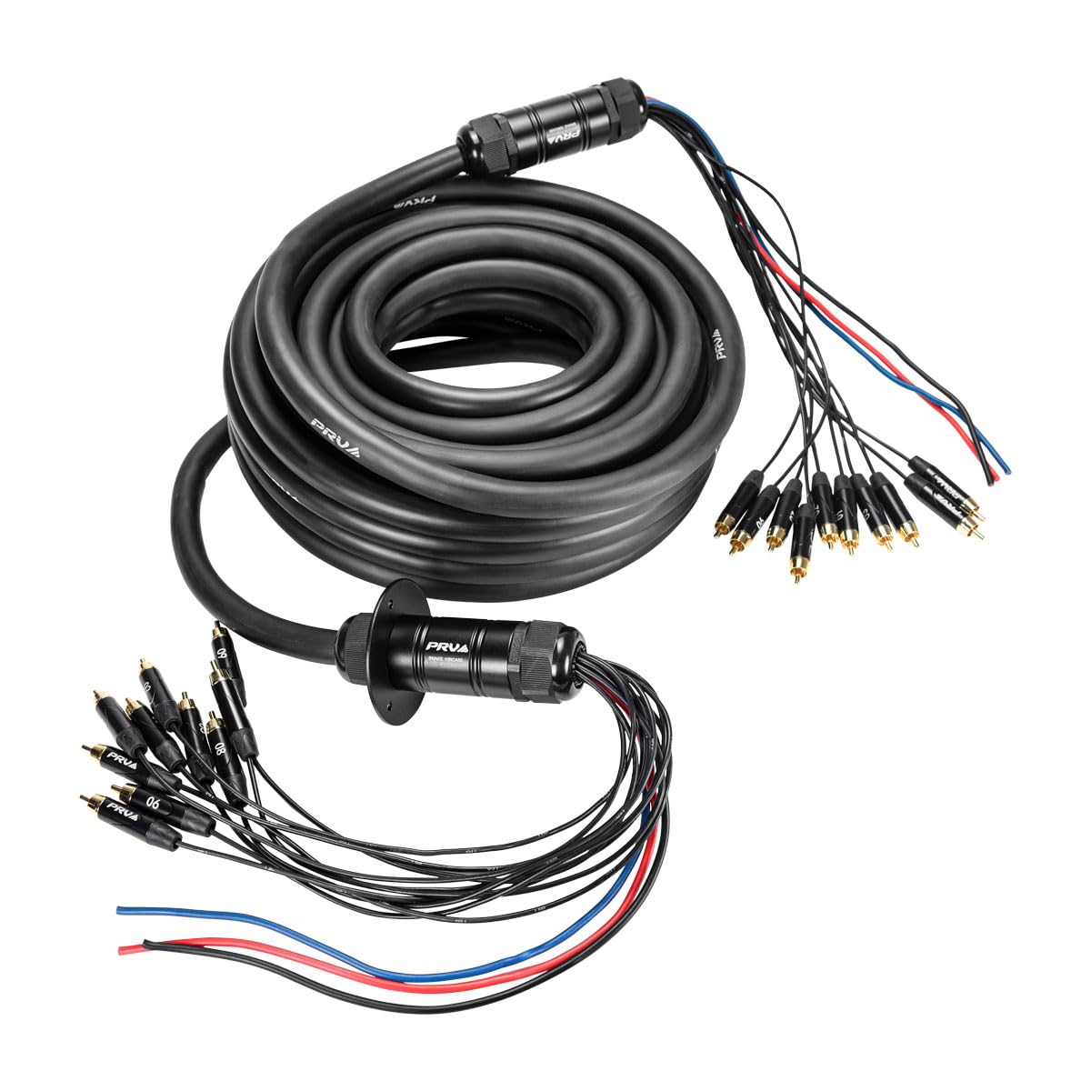 Amazon.com: PRV AUDIO Snake 10RCA-50 Car Audio 50 Ft Medusa Cable