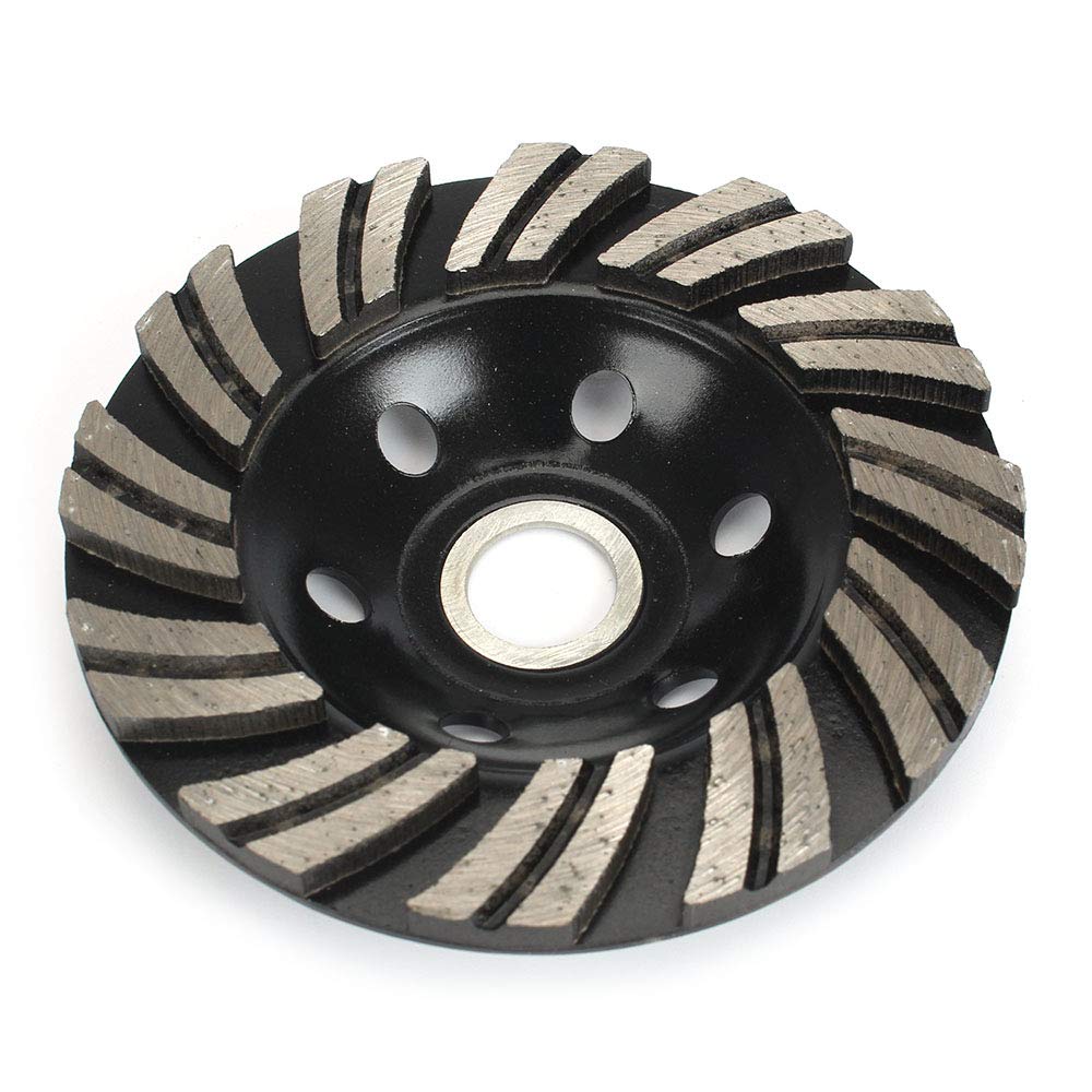 4-Inch Double Row Diamond Cup Grinding Wheel for Concrete, Granite,Stone, Marble etc
