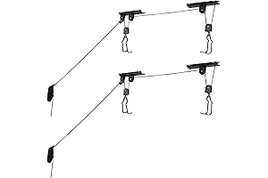 Envirocation Bike Hoists: Overhead Bike Loft Storage, 100 lbs