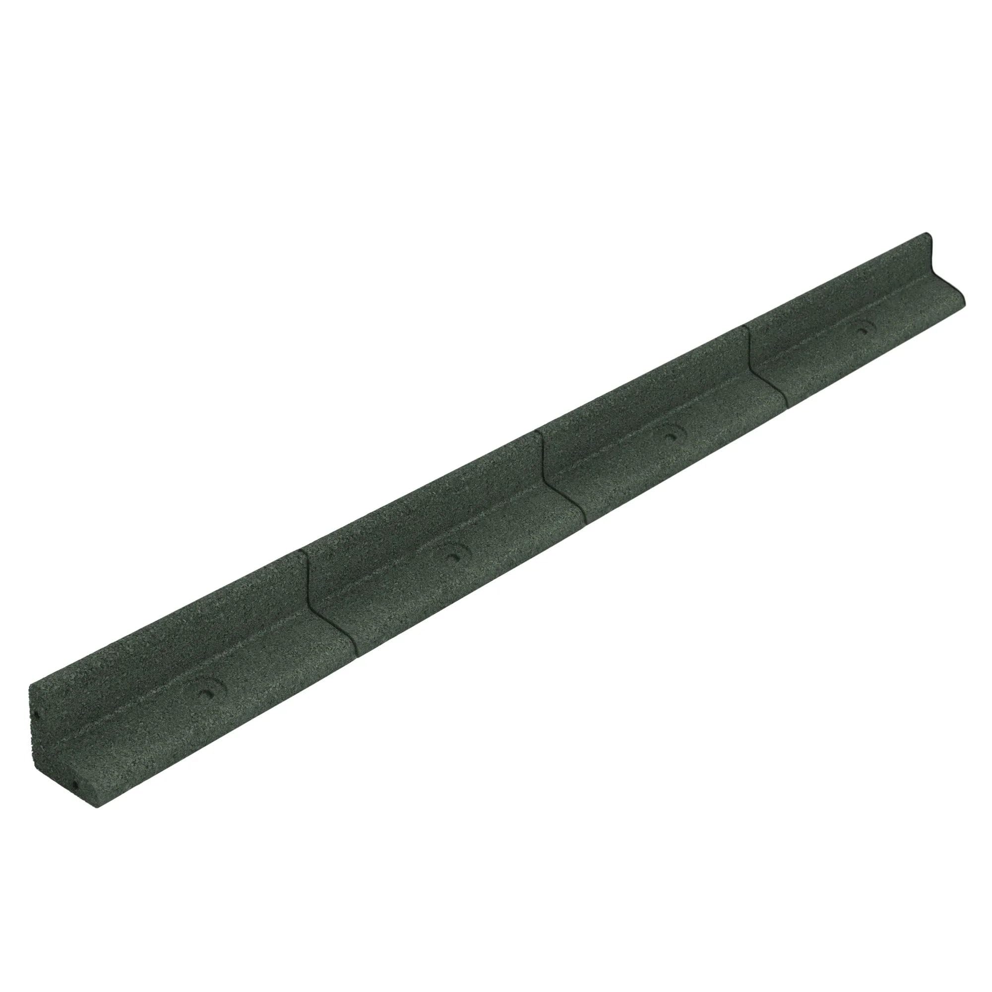 Flexible Lawn Edging 14.4m Long Pack of 12 x 1.2m Green Garden Border Grass Lawns Pathways Path Edge Vegetable Plot Flowerbed Raised Borders UV Resistant Matching Plastic Ground Pegs Rubber Mallet