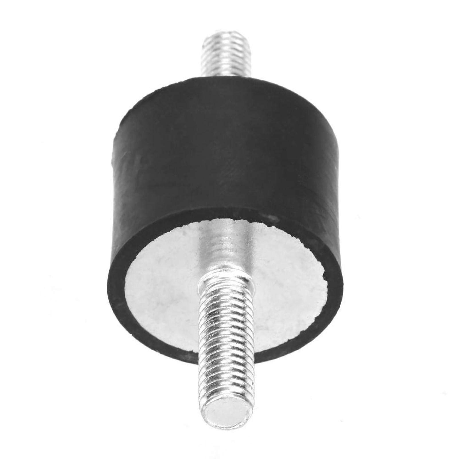 Produktbild von 4x Gummilager M6 – Zylindrische Silentblöcke Mit Doppelschrauben, Anti-Vibrationsdämpfer Für Auto, Boot & Maschinen