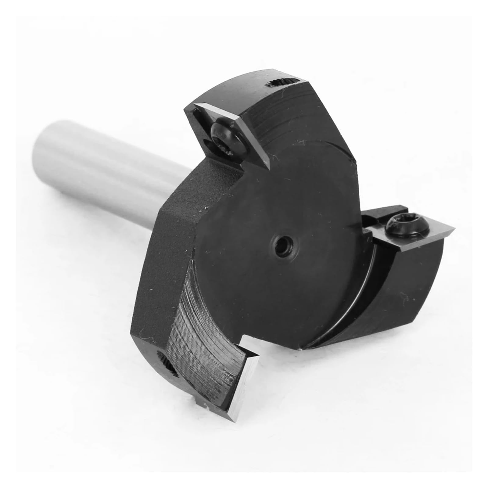 Bity routera Frez do napawania typu Spoilboard 12 mm 1/2" Chwyt Wymienne płytki do strugania Frezy czołowe Frezy czołowe typu wkładki Spoilboard CNC Frezy do napawania do drewna (chwyt 12 mm, pojedync