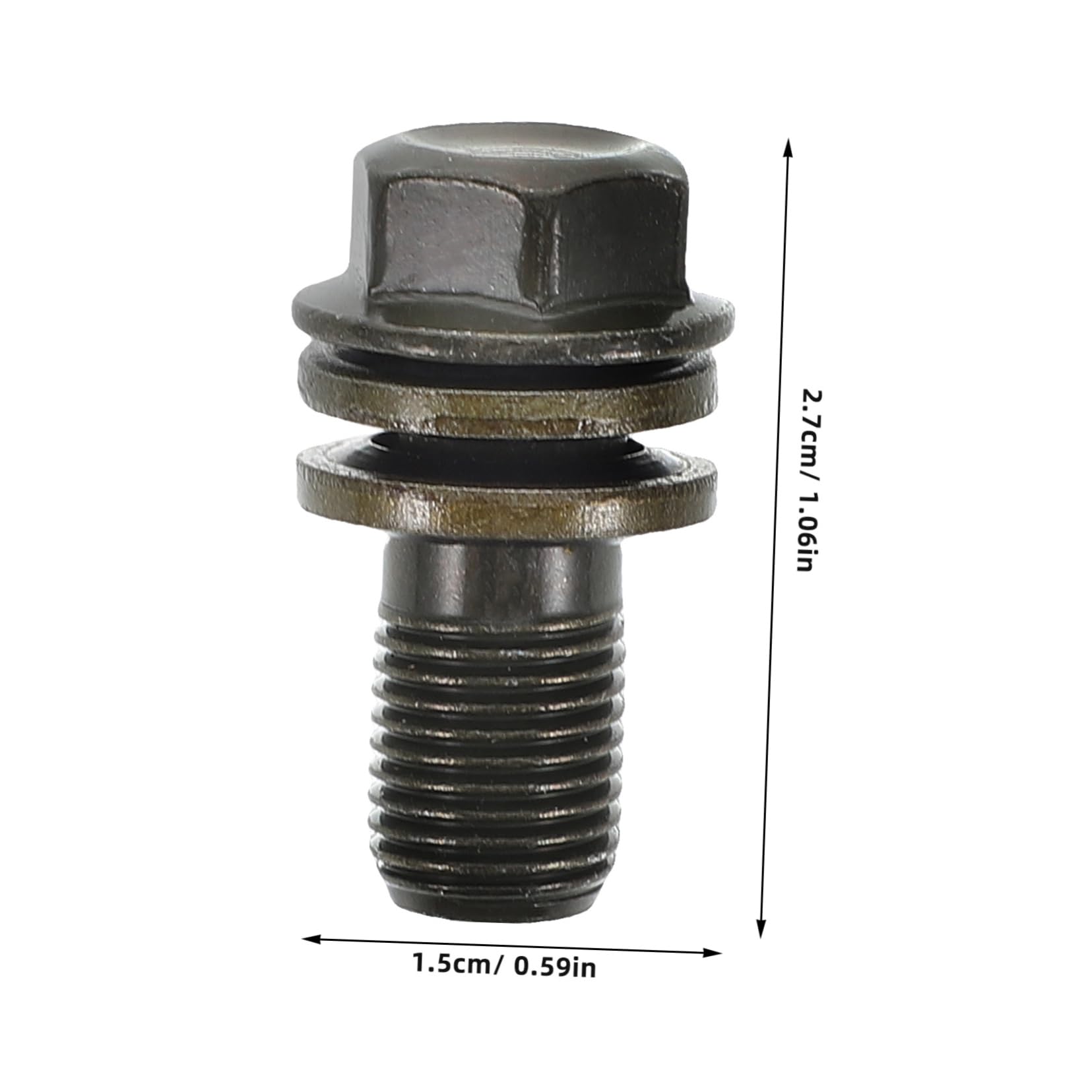 Ciieeo 1 Set Banjo Bolts Banjo Fittings Brake Hydraulic Banjo Bolt Brake Bleeder Screw Banjo Bolt Kit Banjo Bolt Washer Metal