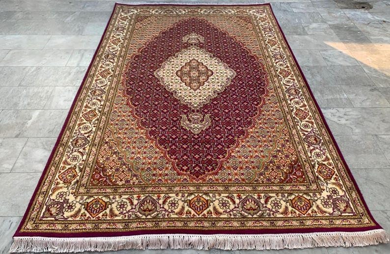 6x10 Afghan Chobi Rug Hand Knotted Modern Wool Area Home Decor Carpet 294 x 186 cm