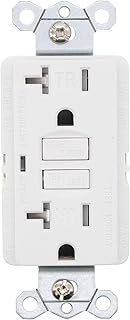 Royal Pacific 9242-20WH Tamper Resistant GFCI Receptacle, 20A, 125V, 5-20R, White, (10-Pack)