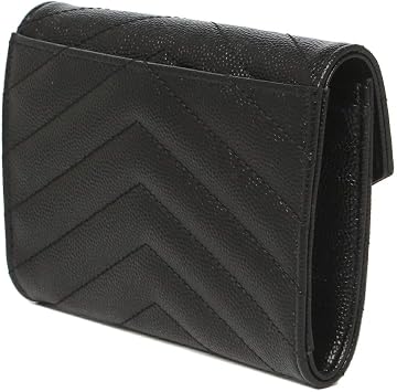 Saint Laurent Card Case Women's Monogram ENVELOPE CARD HOLDER WALLET Wallet SAINT LAURENT PARIS 414404BOW01 1000 Black Parallel Import