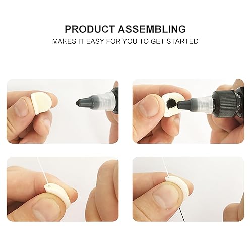 Miniatura 3 de Mapeador de cejas con cuerdas, cuerdaregla de marcado de dibujo de cejas simétrica, regla de marcador de línea Microblading, herramienta de medición