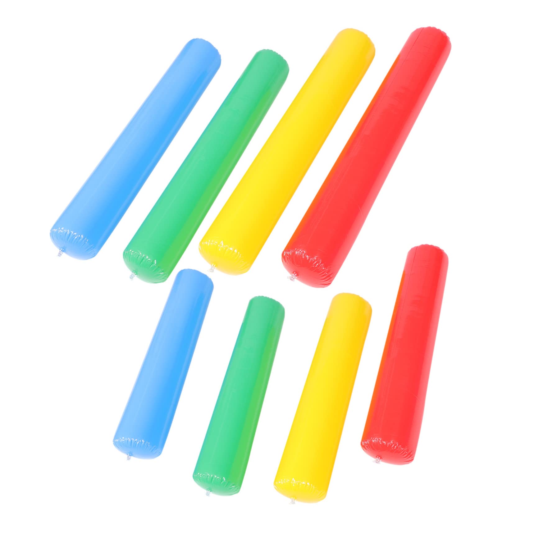 Hohopeti 8pcs Inflatable Sticks Party for Concerts Playtime and Kindergarten Fun Lightweight Reusable Safe