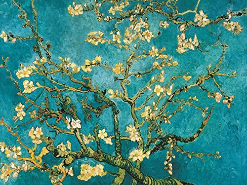 Châssis prêt à accrocher Mandorlo dans Fiore Van Gogh toile haut de gamme 80x107