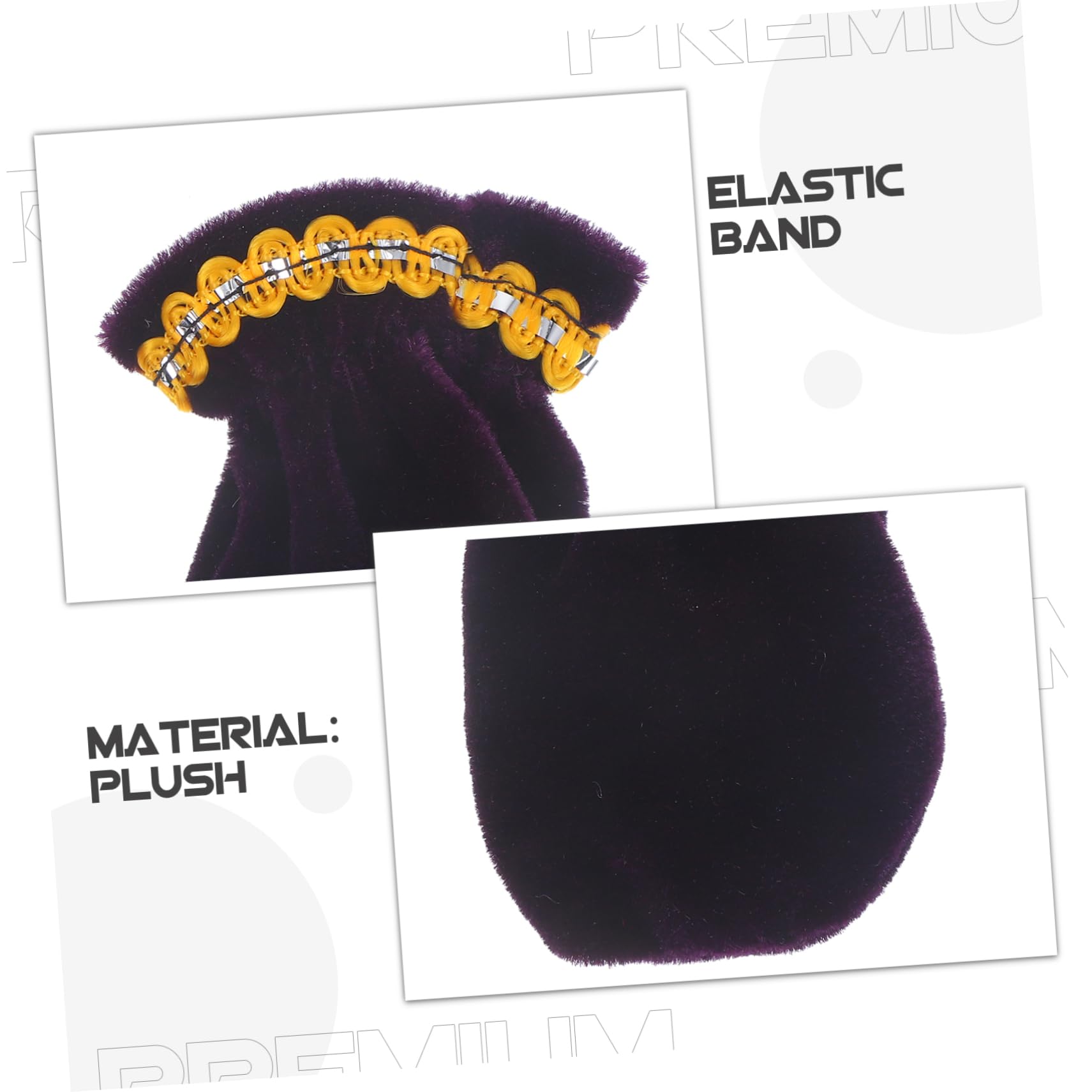 VICASKY Piano Pedal Bezel Cases 6 Pack of Protective Covers for Piano Foot Pads Velvet Accessories Longevity