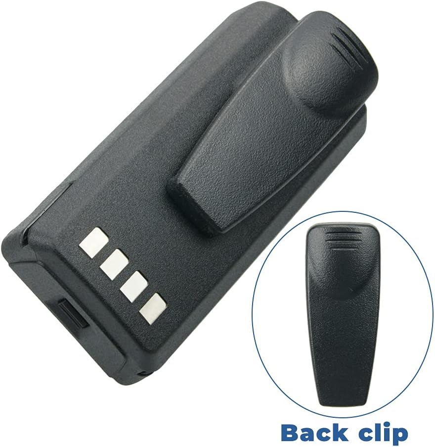 PMNN4476A Battery 2600mAh Walkie Talkie Rechargeable Battery for Motorola CP1200 CP1300 CP1600 EP350 CP185 Radio Battery with Belt Clip : Electronics