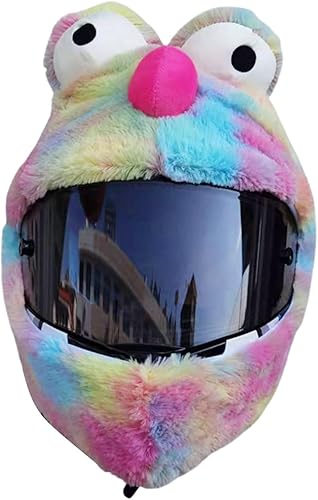 Miniatura 13 de Funda para casco de motocicleta de cara completa, fácil de instalar, tapa antipolvo, casco de motocicleta, paseos divertidos, juego de felpa Gorro