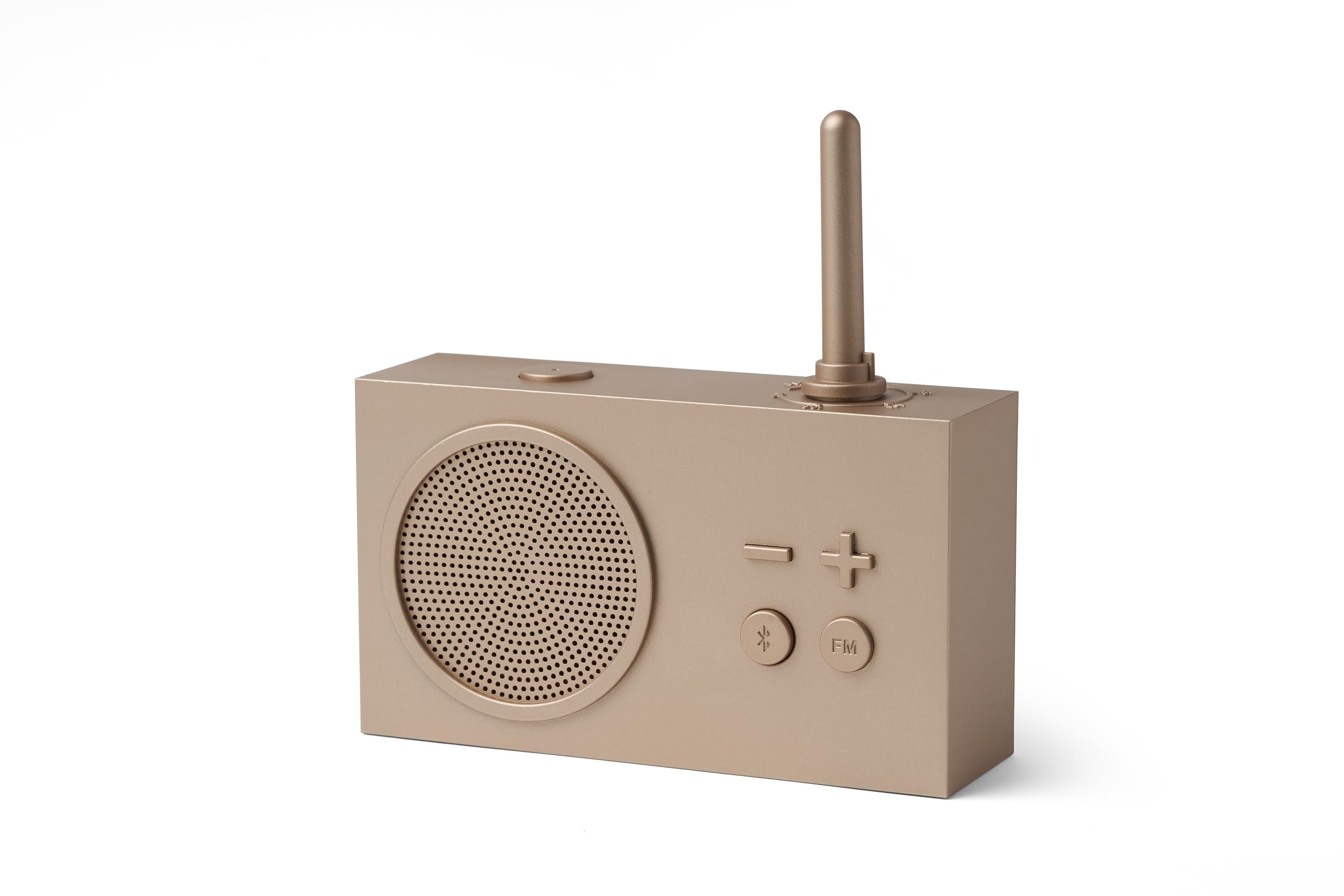 Lexon TYKHO 3 Enceinte Bluetooth Portable Radio FM Etanche Batterie Rechargeable Or