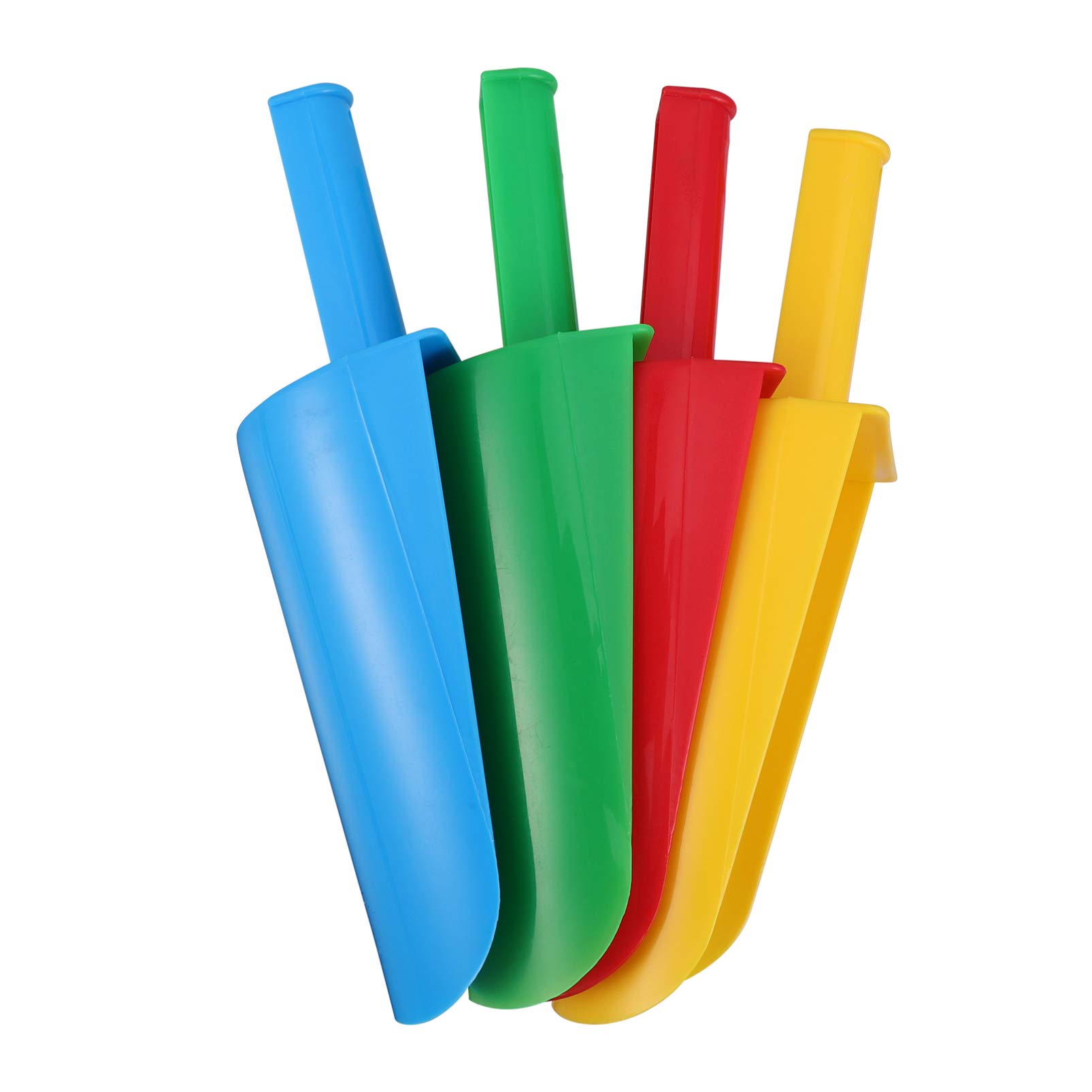 Toddmomy 4pcs Boys and Girls Shovel Toys Beach Toys for Boys and Girls Mini Shovel Shape Plastic Material Fun for Summer Beach Park Home Random
