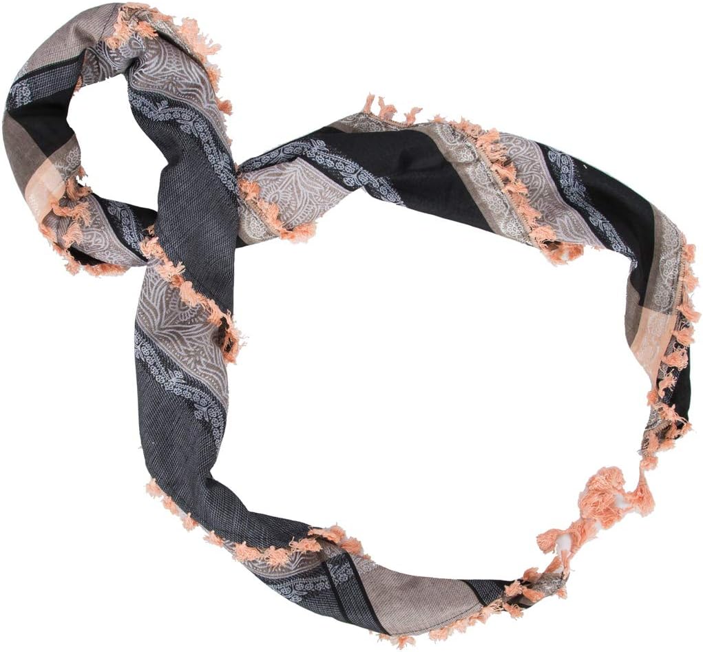 Merewill Cotton Shemagh Tactical Desert Wrap Keffiyeh Head Neck Arab Scarf For Men 49"x49" - Image 3