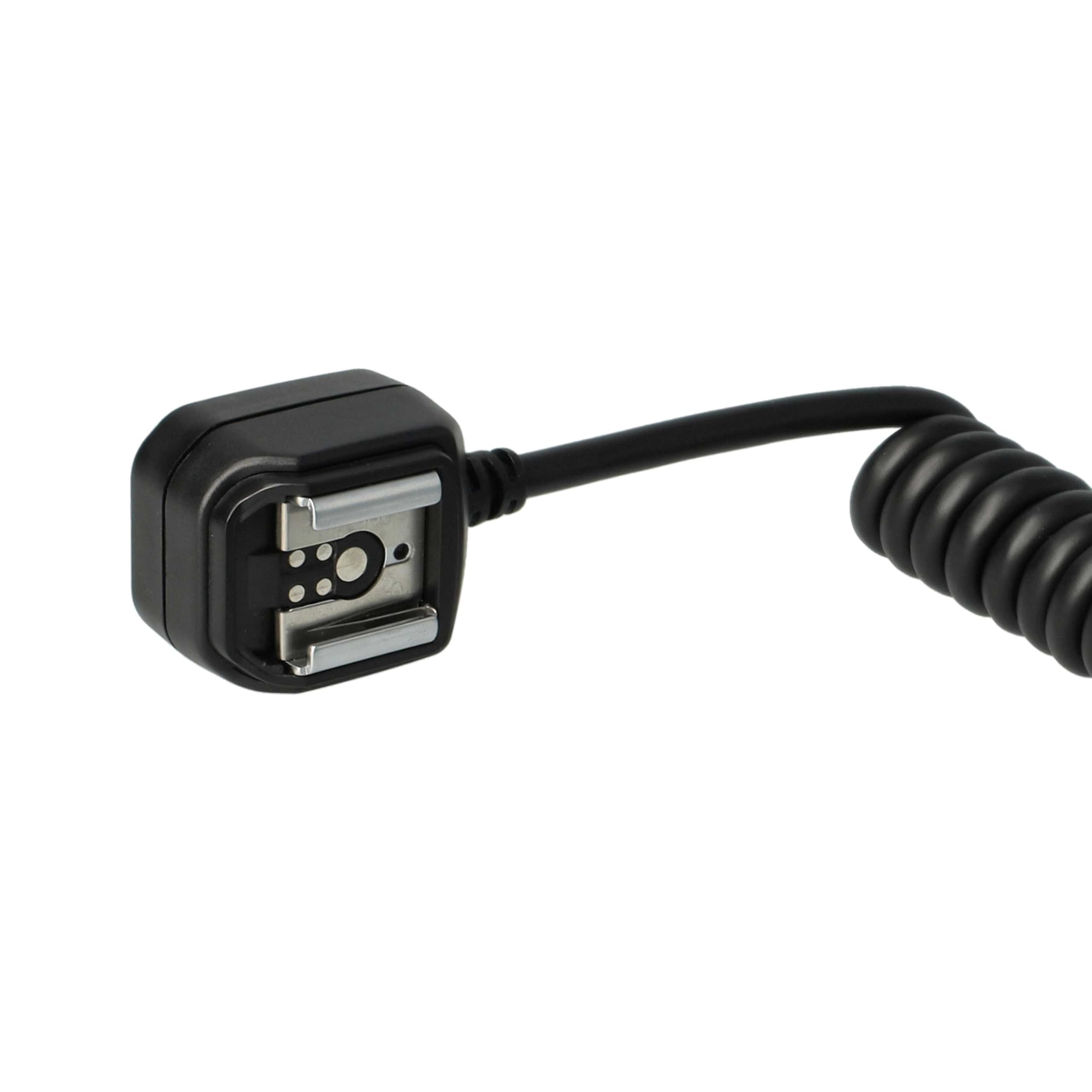 vhbw TTL Blitzkabel Ersatz für Canon OC-E3 für Kamera, Blitzgerät - Synchronkabel, 30cm, Ausziehbar auf 60cm
