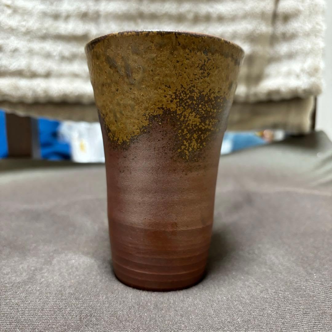 備前焼 グラス ビアマグ 中古 : Home & Kitchen