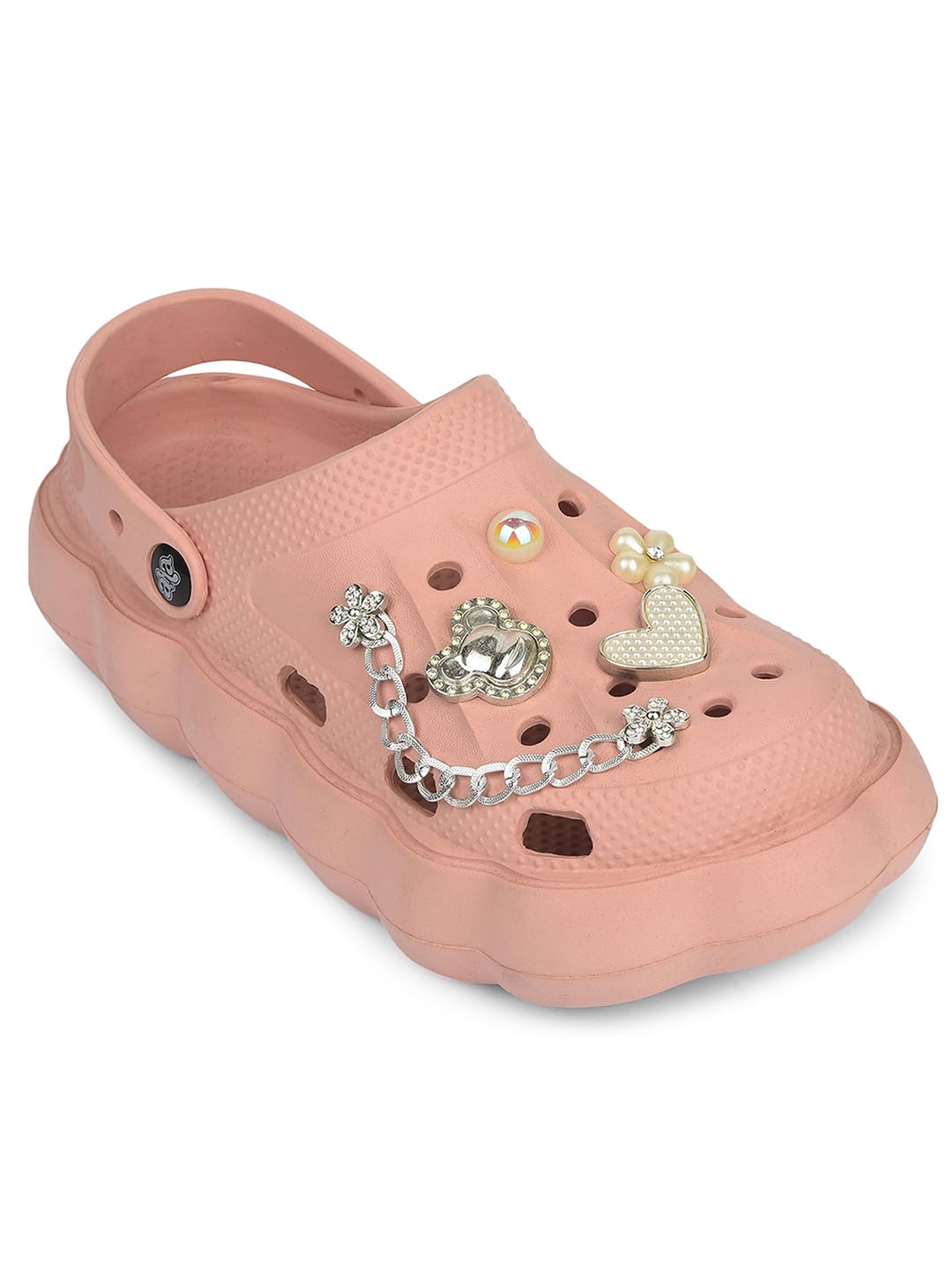 A-HA ZQ-SH-012 Casual Clogs for Women - Black, Peach & Sky Blue | Comfortable, Breathable and Lightweight | Ideal for All-Day Wear | Slingback Strap – Indoors/Outdoors, Monsoon Season Footwear-image-23