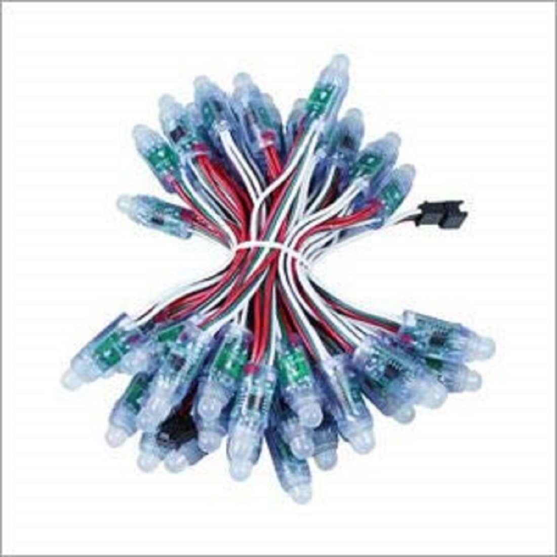 Shree Krishna Rgb Led Pixel Light For Decoration (20Ft Long)-50 Pieces Pack Of 4(Fiber,Multicolor),6 millimeters-image-17