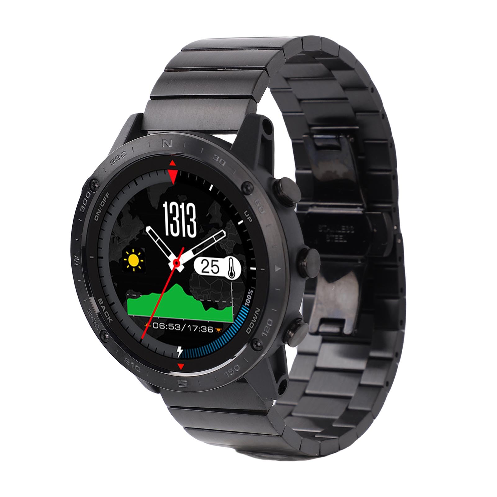Keenso 50 M Smart Watch, Sports Smartwatch, z Czujnikiem Głębokości, Barometr, dla Fitness, Nurkowanie, Bieganie, Przypomnienie Wiadomości i Sport